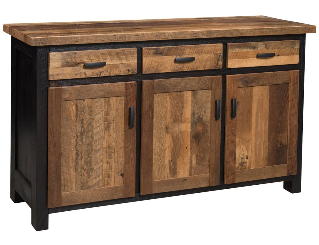 Two-Toned Barnwood BUffet