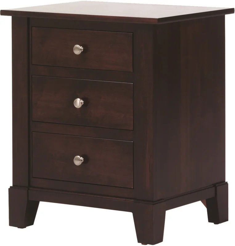 Darien 3-Drawer Nightstand