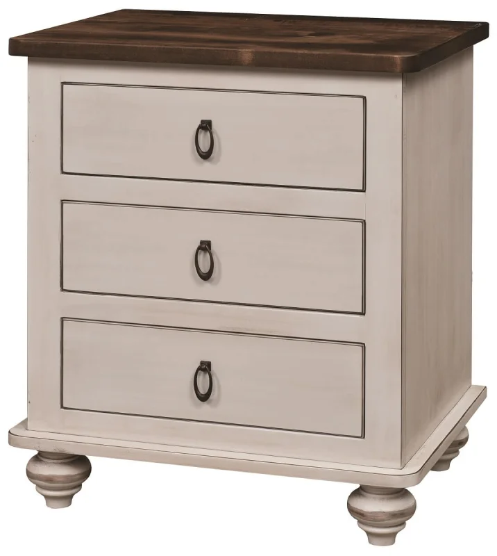 Drayton 3-Drawer Nightstand