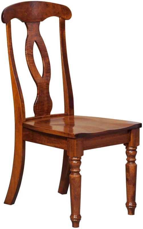 Side Chair in Brown Maple