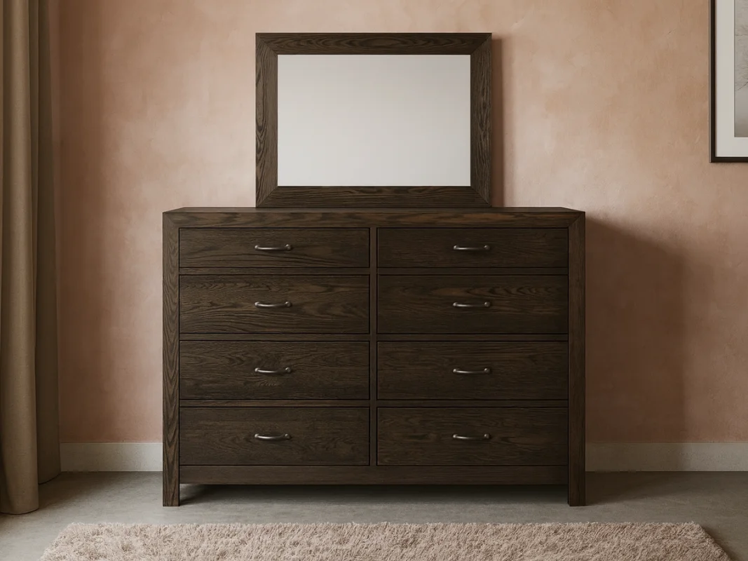 Eclectic 8-Drawer Dresser