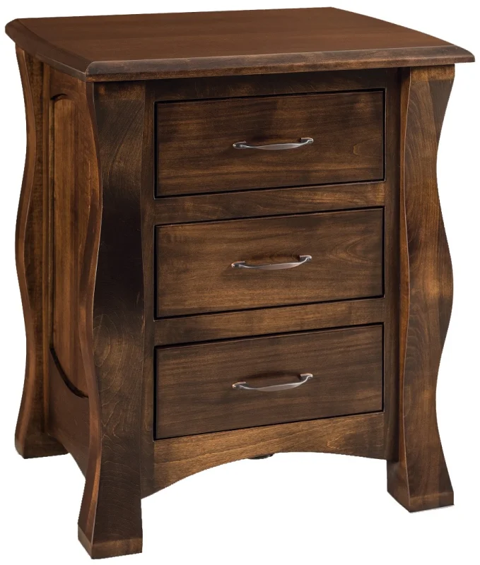 Edmond 3-Drawer Nightstand