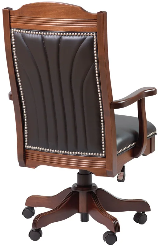 Upholstered Back with Nail Head Trim