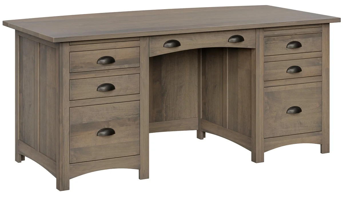 Modern Double Pedestal Desk