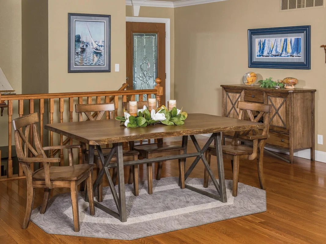 Gaffney Live Edge Dining Set