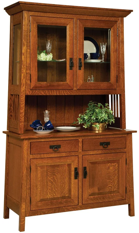 Garcia China Cabinet in Quartersawn White Oak