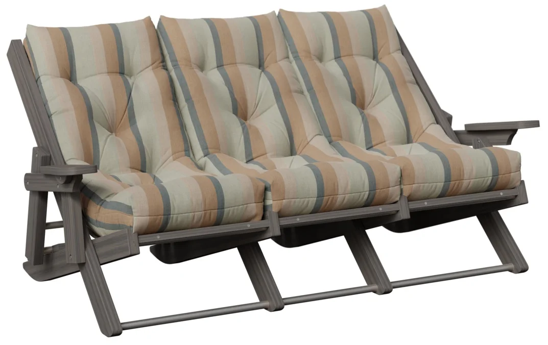 Gladys Outdoor High Back Folding Sofa