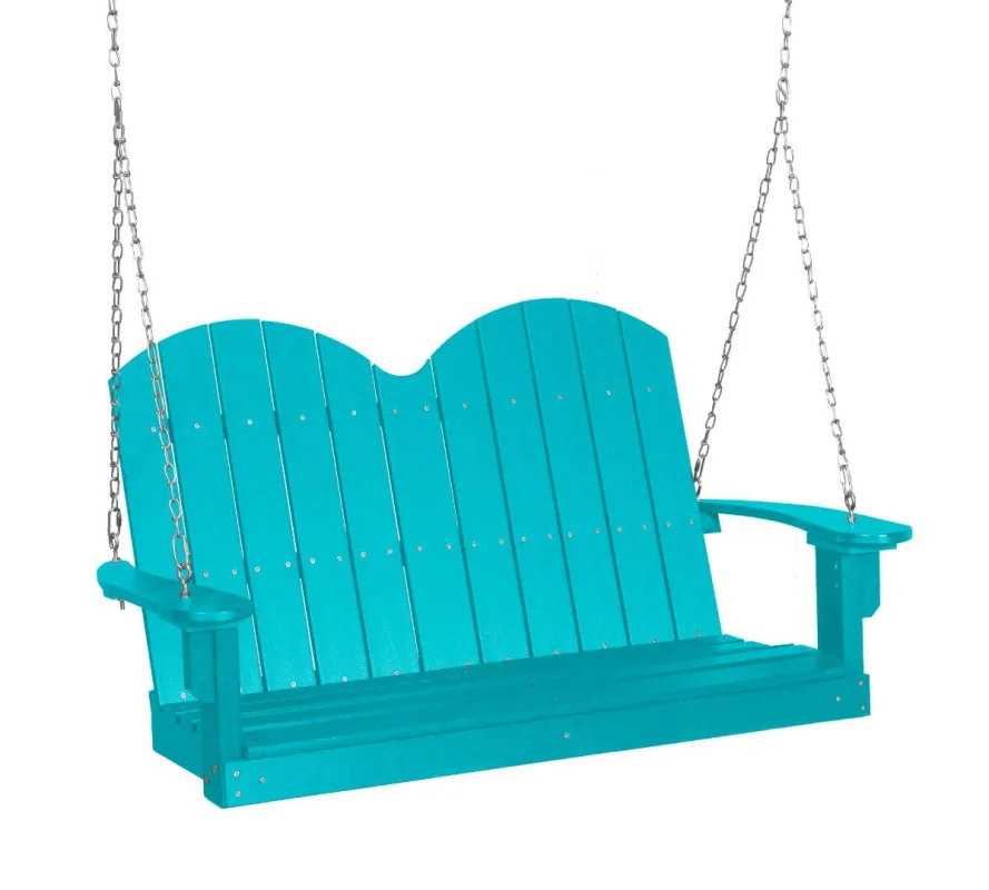 Aruba Blue Green Bay Outdoor Swing