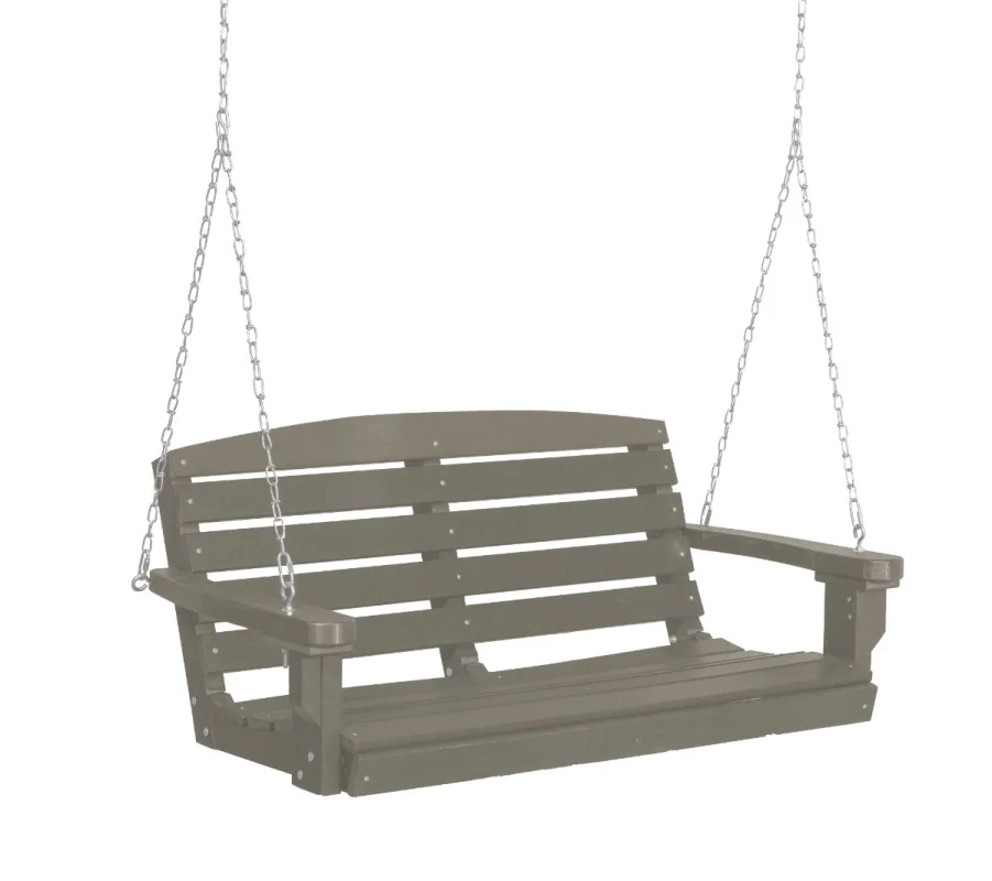 Light Gray Green Bay Porch Swing
