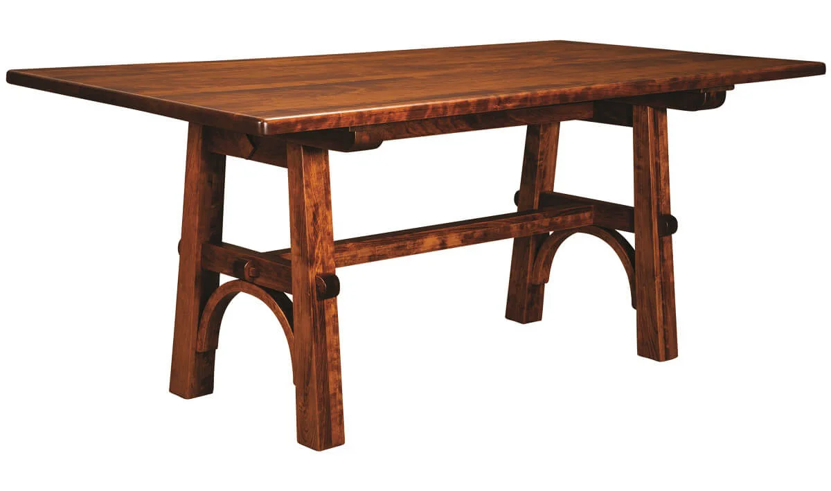 Greystone Arts & Crafts Trestle Dining Table