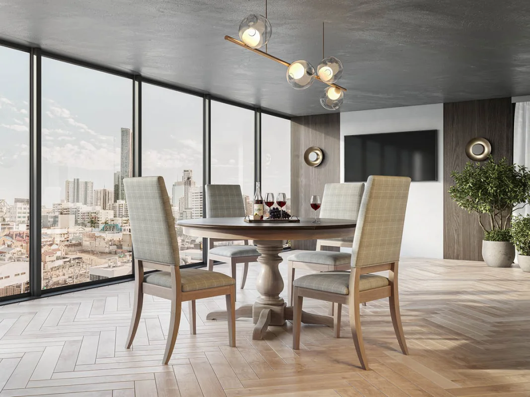 Haltom City Single Pedestal Dining Set