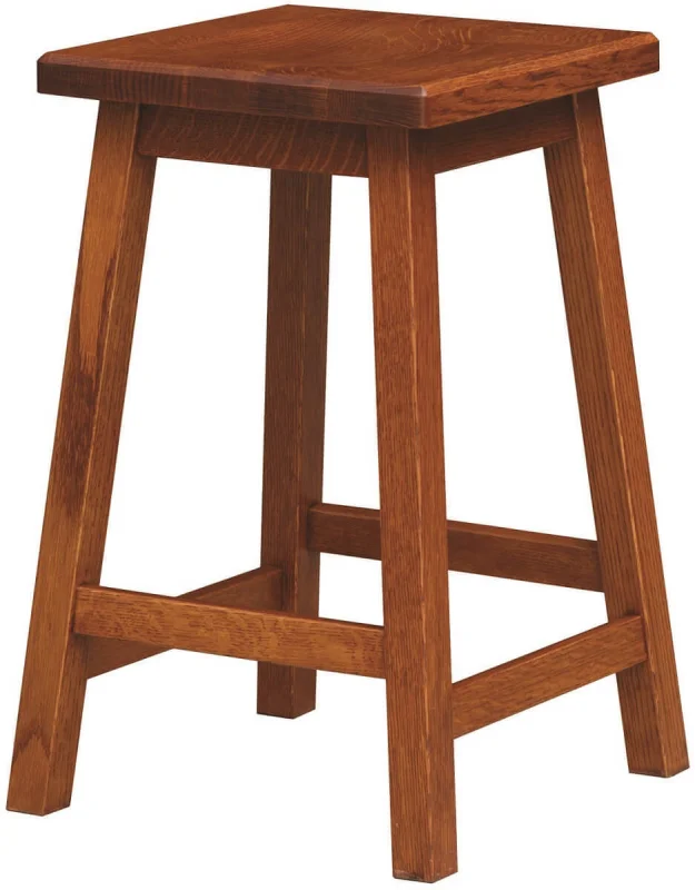 Oak Mission Bar Stool