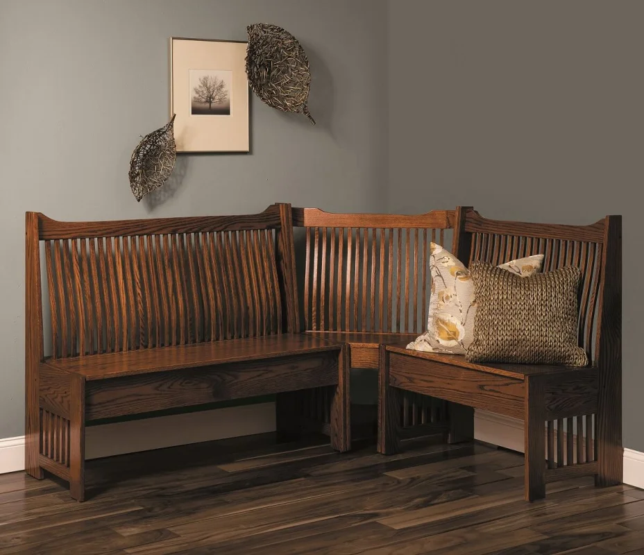 Mission Corner Nook Benches