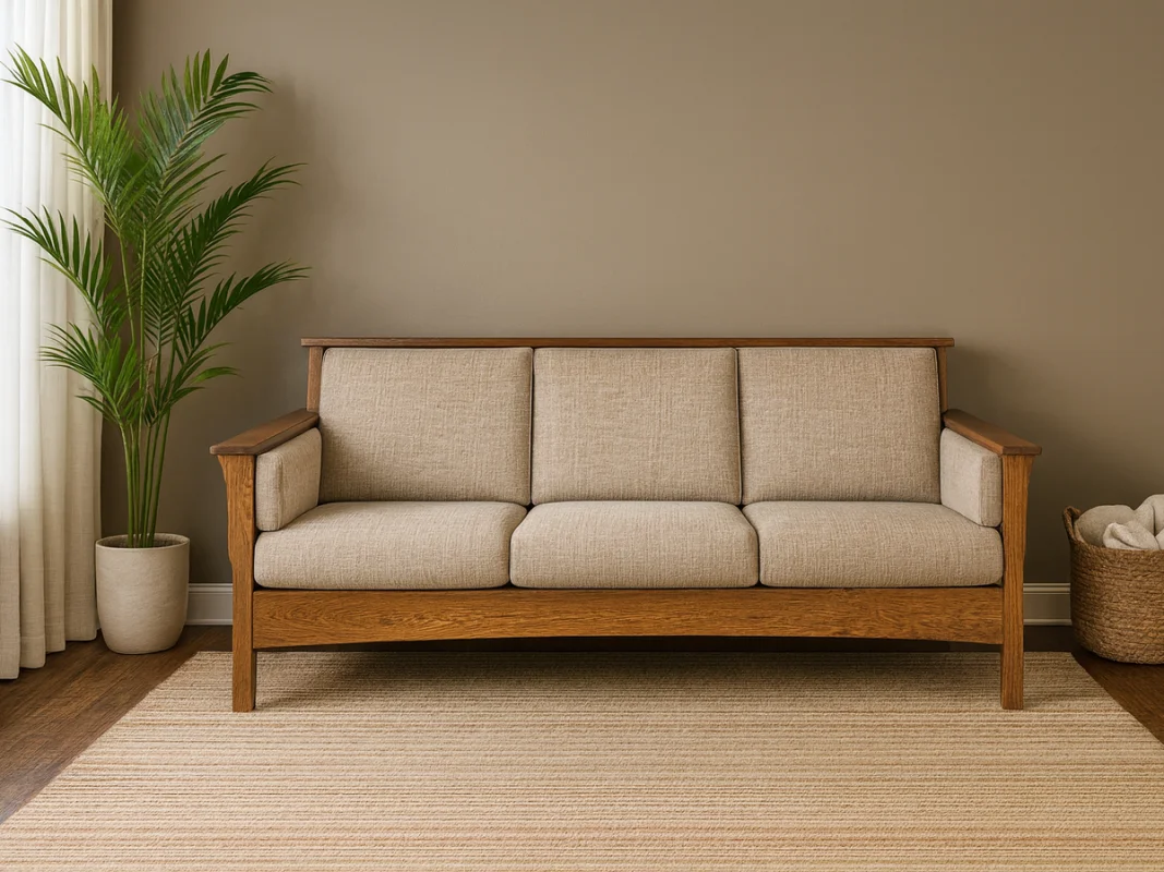 Jerome Slatted Sofa