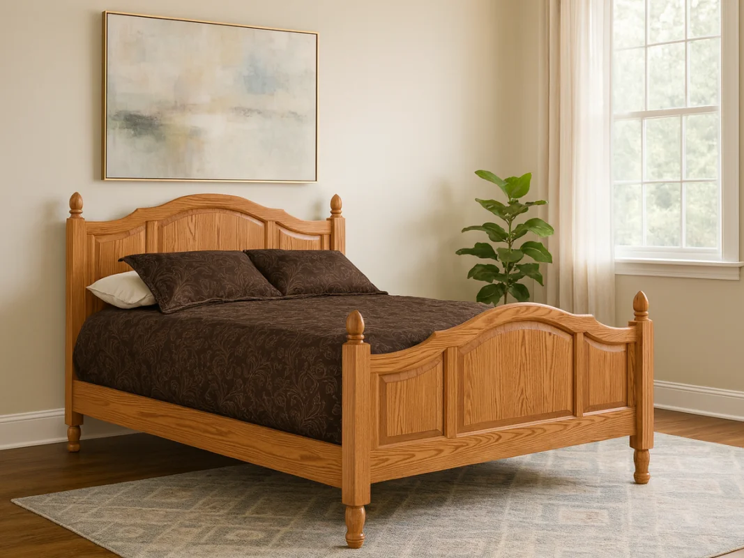 Paneled Cannonball Bed