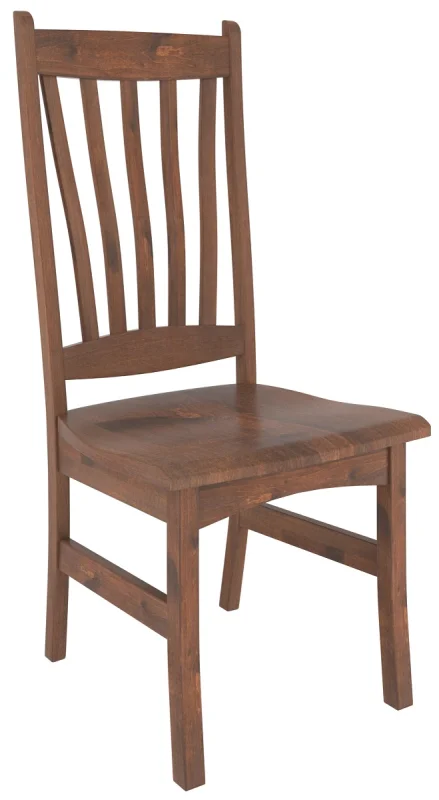 Brown Maple Side Chair