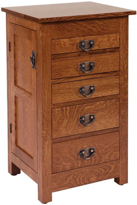 Shown in Quartersawn White Oak
