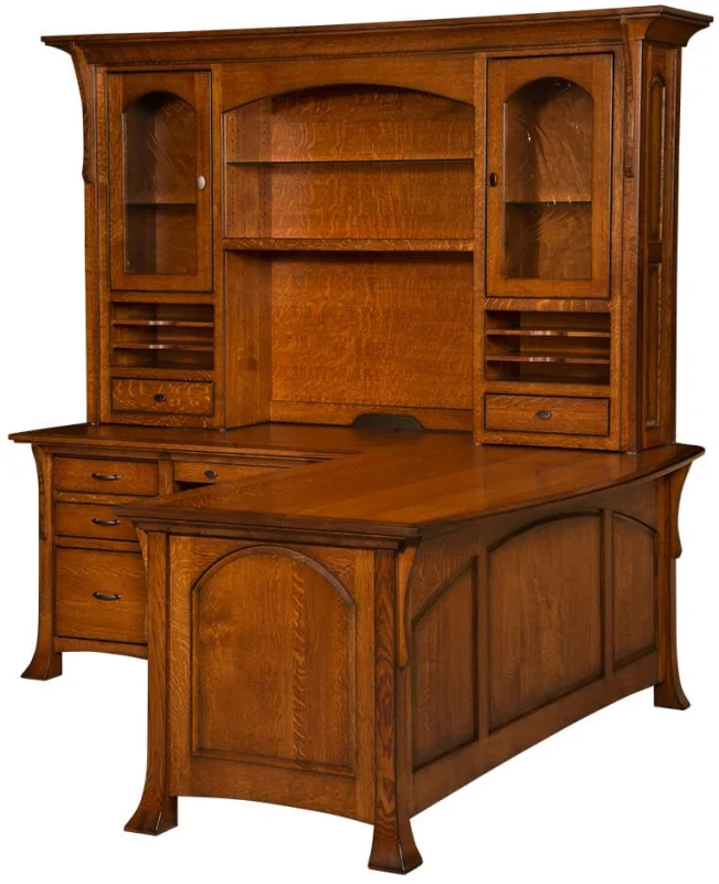 Arts and Crafts L Shaped Desk