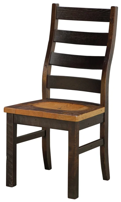 Limestone Reclaimed Ladderback Side Chair