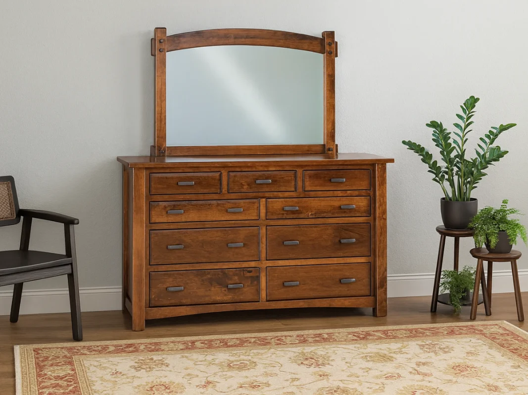 Muskegon Mirrored Dresser
