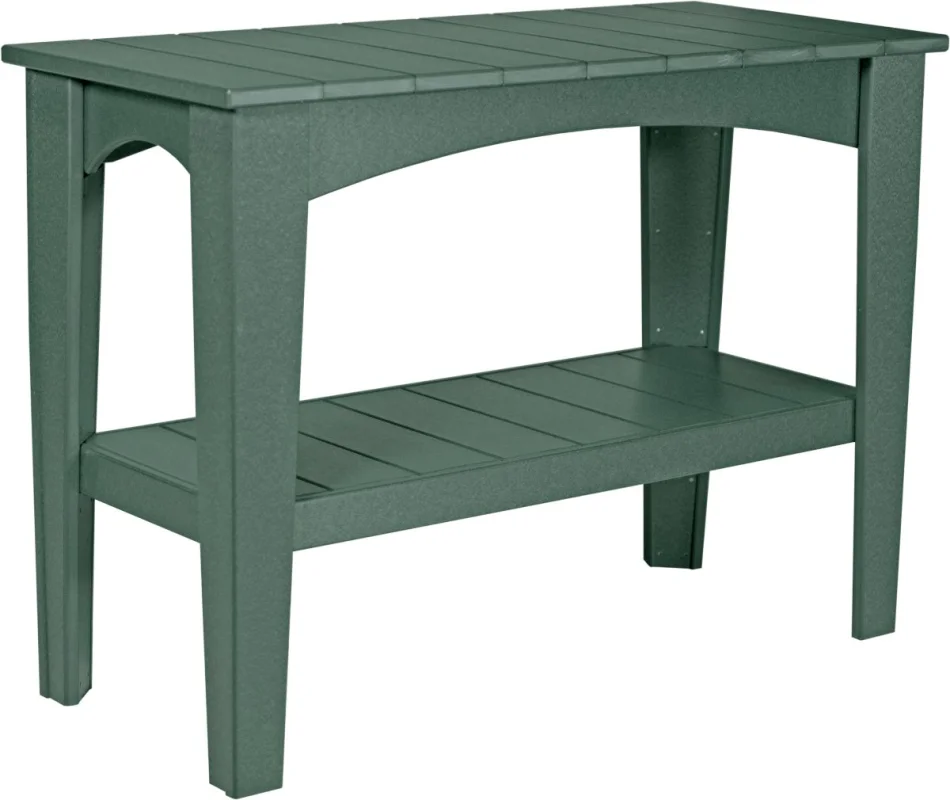 Green New Guinea Outdoor Buffet Table