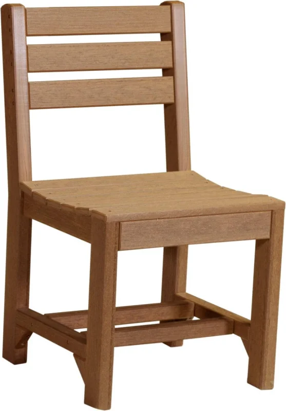 Antique Mahogany New Guinea Outdoor Side Chair