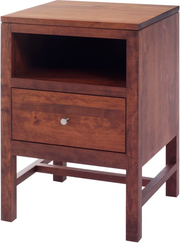 New Lebanon 1-Drawer Solid Wood Nightstand