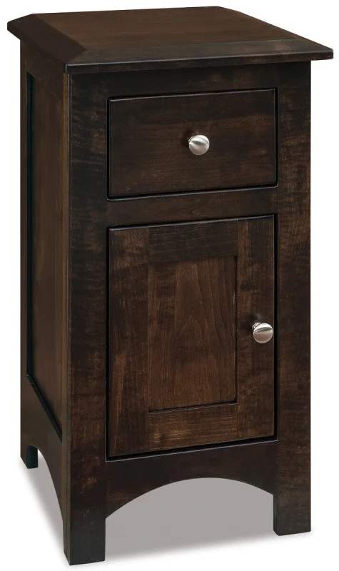 Norway Narrow Door Nightstand
