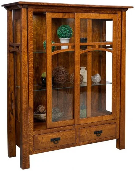 Nuestra Amish Mission Curio Cabinet