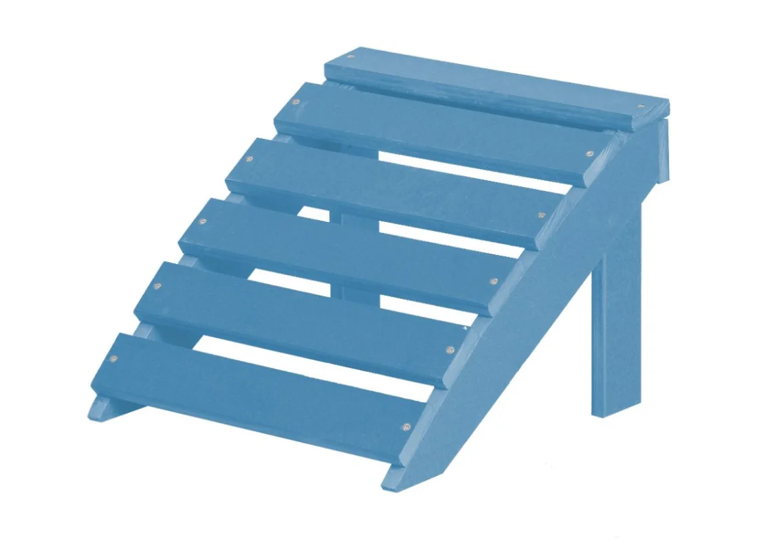 Powder Blue Odessa Outdoor Footrest