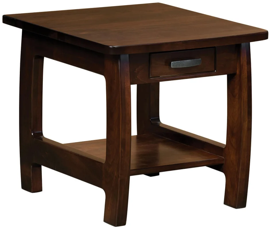 Brown Maple Okanogan End Table