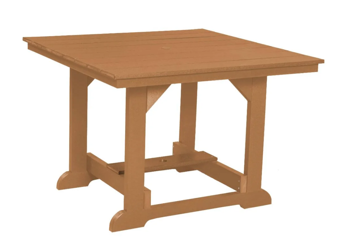 Cedar Oristano Square Outdoor Dining Table