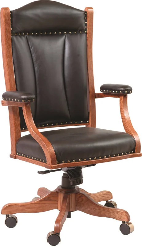 Black Leather Office Chair