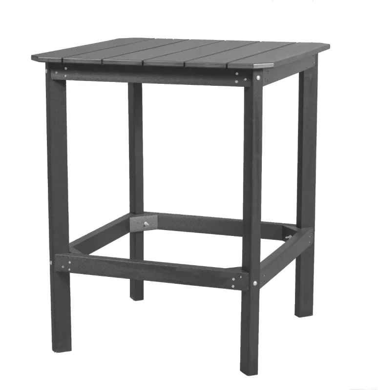Dark Gray Panama High Outdoor Dining Table