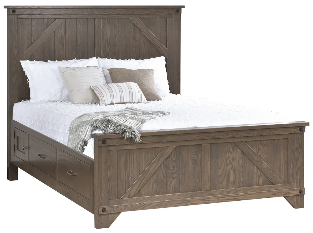 Papillion Farmhouse Storage Bed