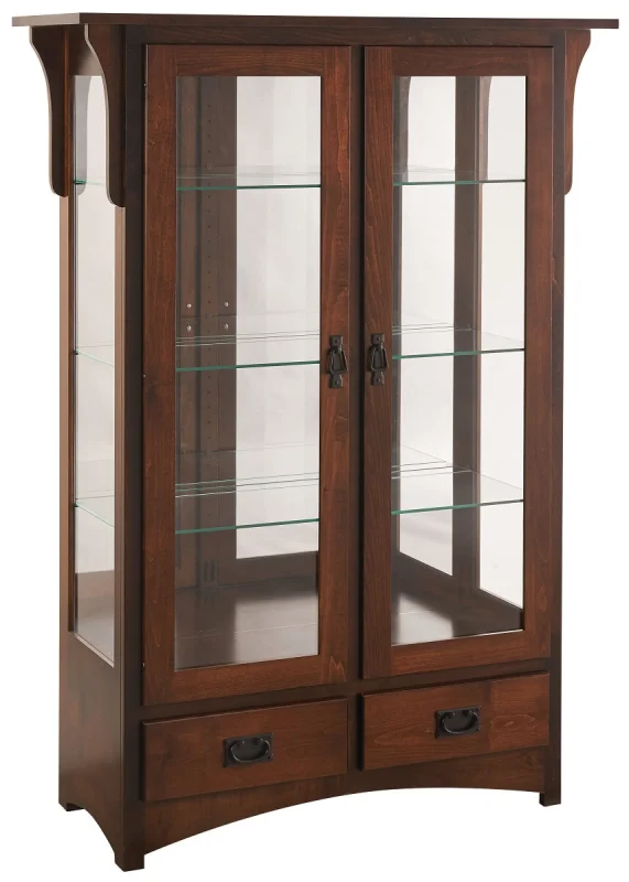 Brown Maple Mission Curio