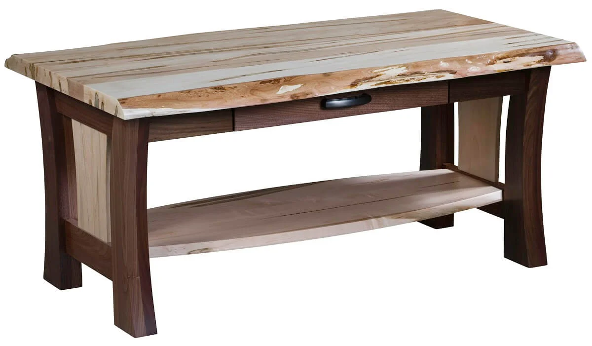 Reed Live Edge Coffee Table