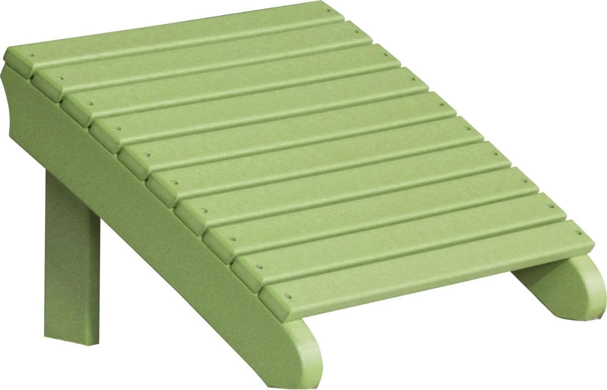 Lime Green Rockaway Adirondack Footrest