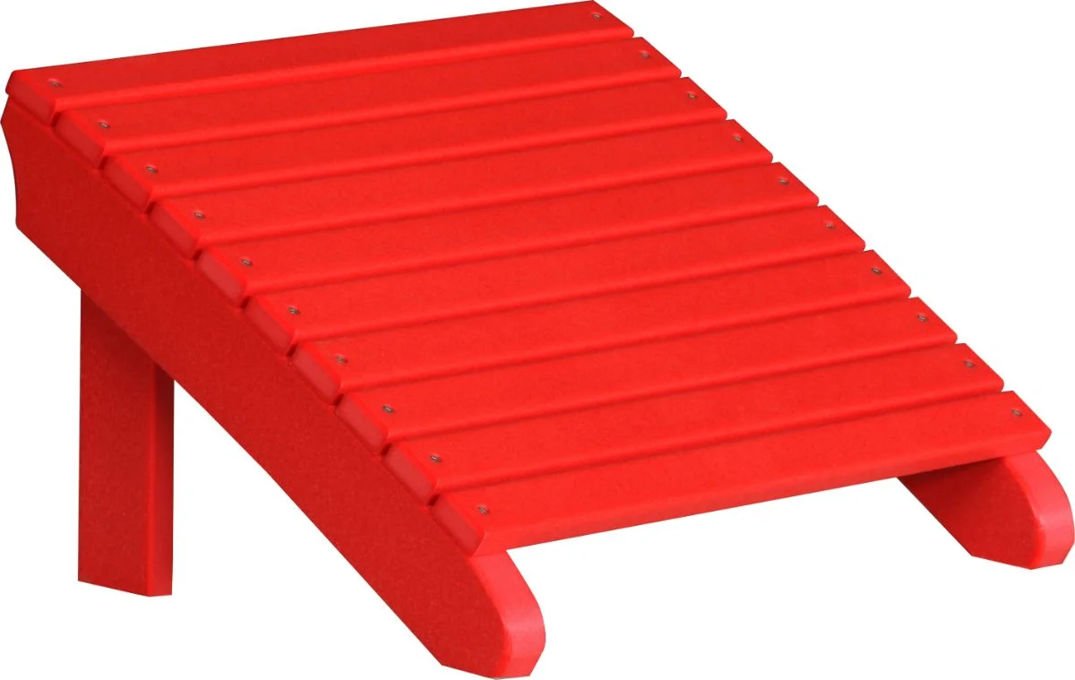 Red Rockaway Adirondack Footrest