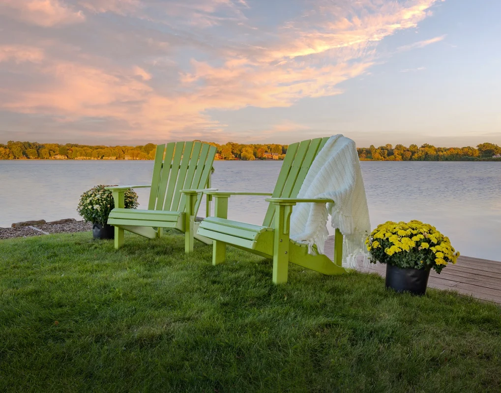 Lime Green Poly Chairs