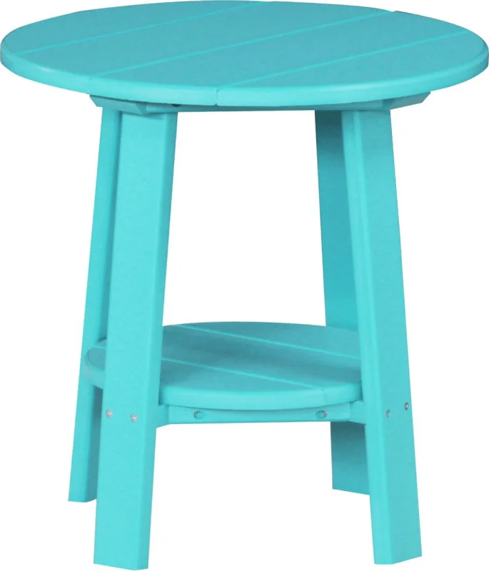 Aruba Blue Rockaway Outdoor Side Table