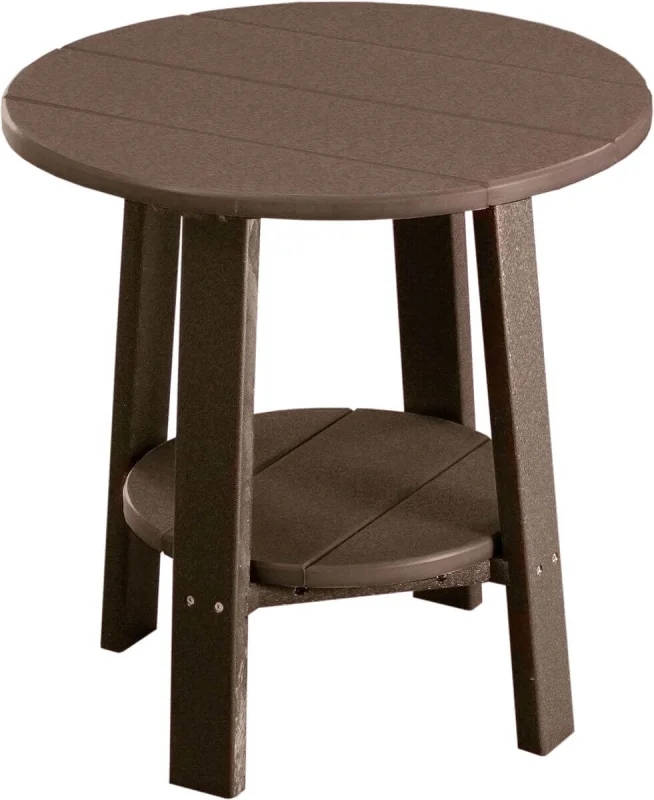 Chestnut Brown Rockaway Outdoor Side Table