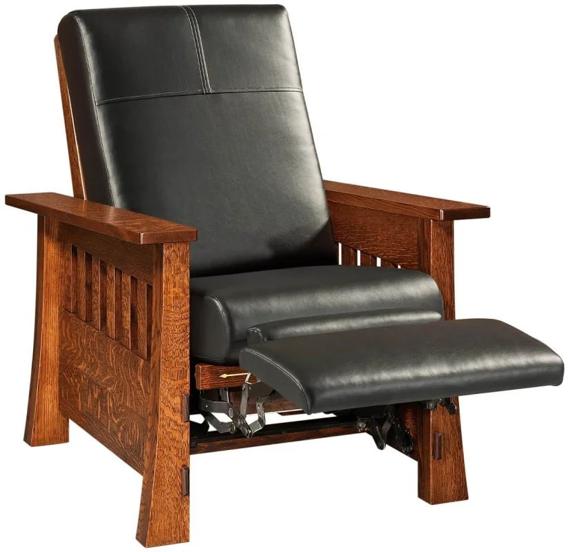 Arts and Crafts Hardwood Recliner