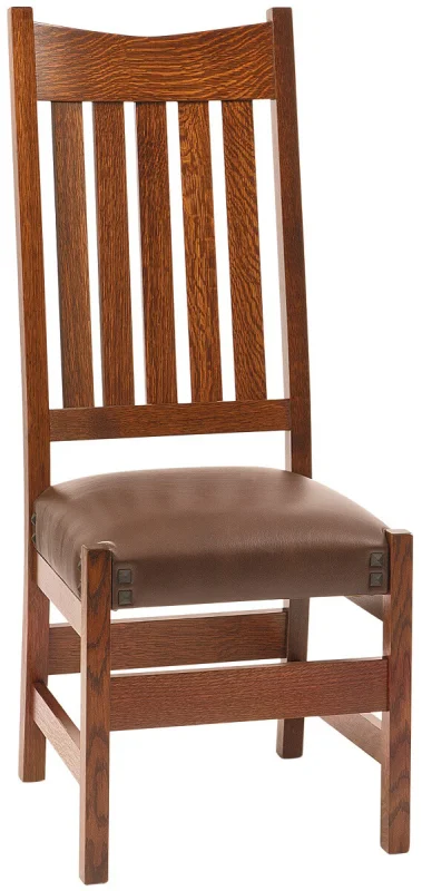 Santiago Mission Side Chair in Quartersawn White Oak