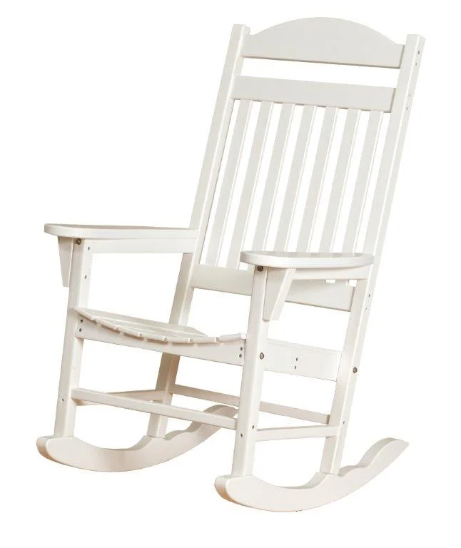 White Santorini Outdoor Rocker