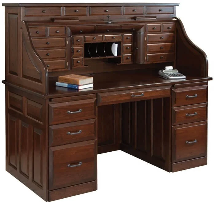 62 Inch Sebattus Rolltop Desk