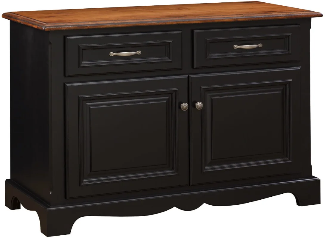 Two-Toned Brown Maple  Finish