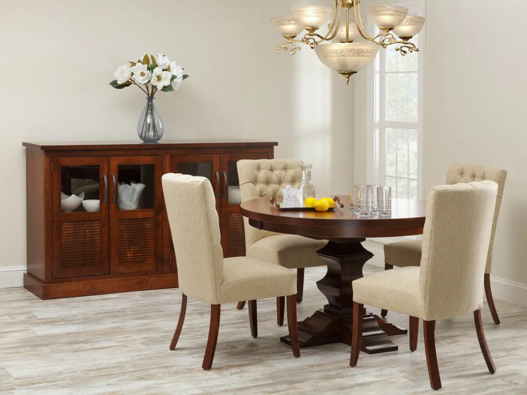 Shown with Sedalia Pedestal Table