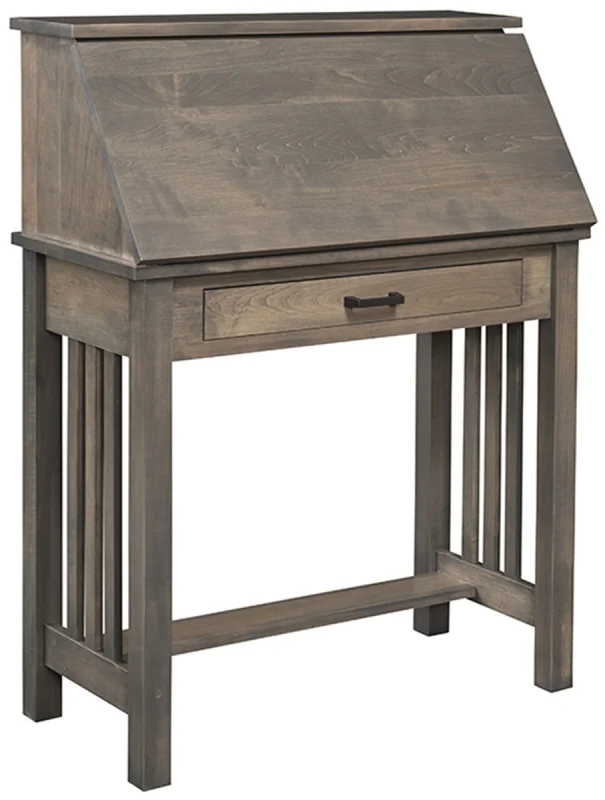 Wooden Mission Style Drop Front Desks