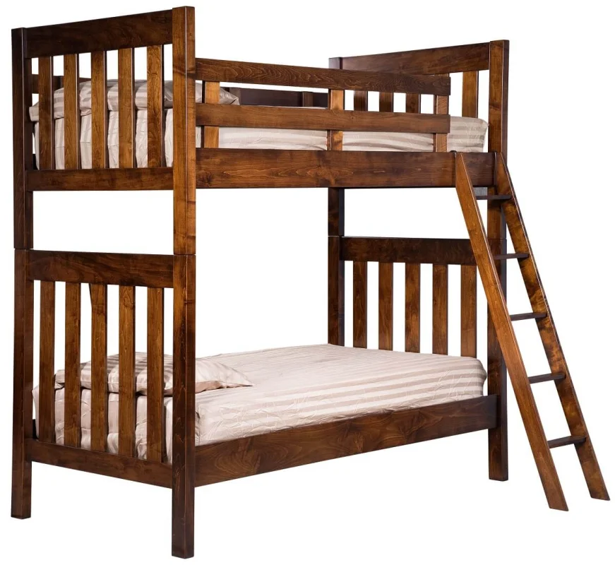 Brown Maple Bunk Bed